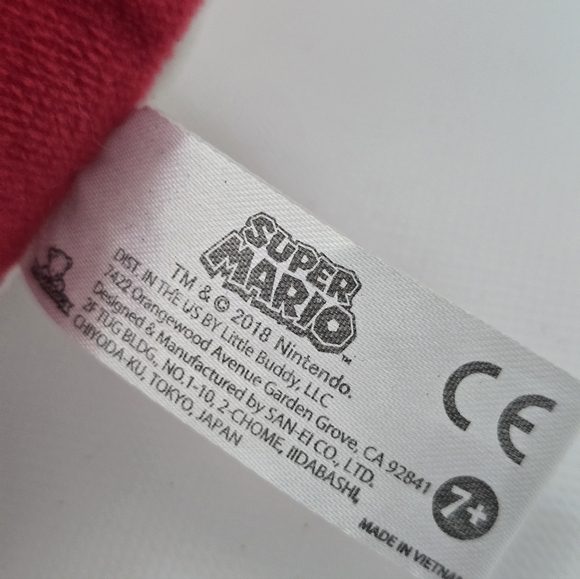 Nintendo Red Yoshi Plush Super Mario Character Dinosaur Toy - Picture 3 of 3